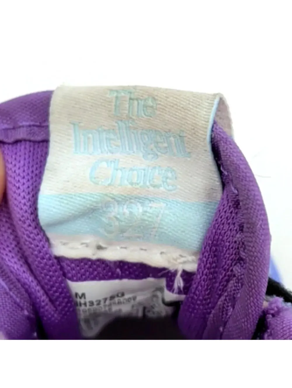 New Balance 327 Infant/Toddler Shoes SZ 5, Violet/Blue Dalmatian - Picture 7 of 9